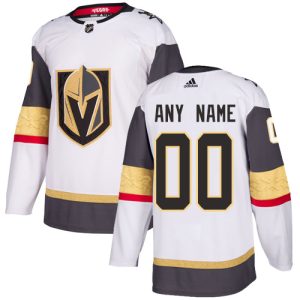 Lapsille NHL Vegas Golden Knights Pelipaita Custom Vieras Valkoinen Authentic